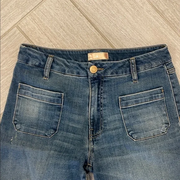 Kut Meg Wide-Leg Jeans With Front Patch Pocket - Picture 5 of 9